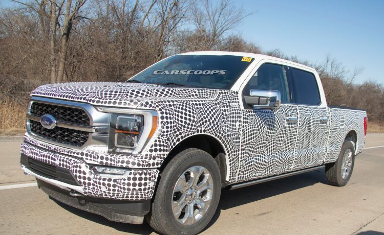 فورد F150 موديل 2021 تظهر بتصميم أمامي وخلفي محدث
