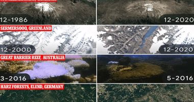 يوم الأرض.. جوجل تحتفل بالذكرى بنشر صور درامية بفواصل زمنية لأزمة المناخ