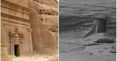 بوابة غامضة على المريخ توحى بوجود سر كبير