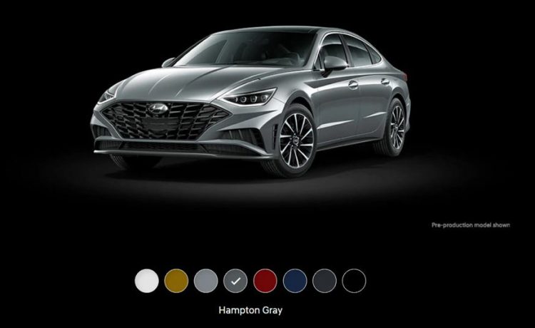 هيونداي سوناتا الجديدة 2020 تتوفر بثمانية ألوان مختلفة