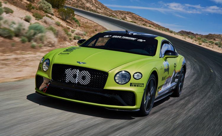 بنتلي كونتيننتال GT تحطم الرقم القياسي لسيارات الانتاج في بايكس بيك