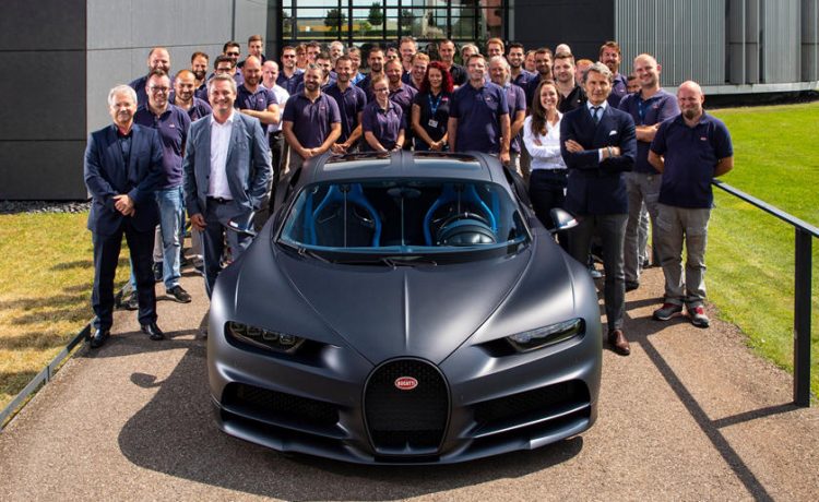 بوجاتي تعلن وصول انتاج شيرون الى 200 نسخة