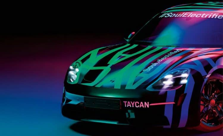 بورشة تظهر صور رسمية تشويقية لتايكان الكهربائية