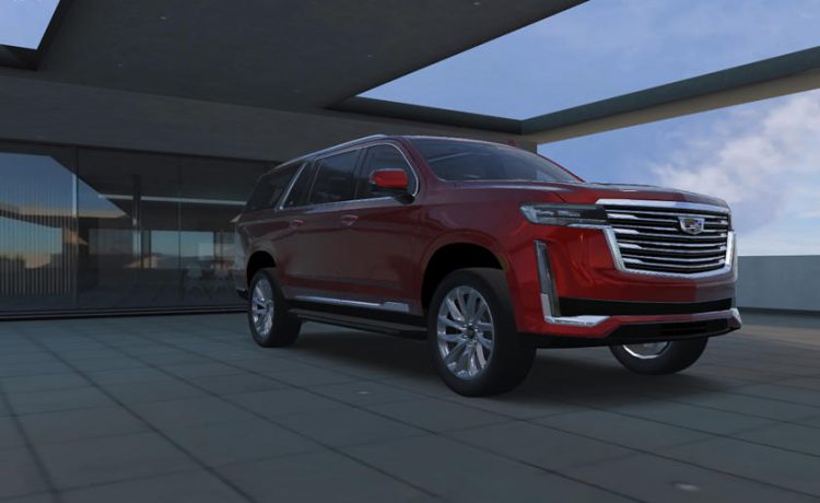 كاديلاك إسكاليد ESV 2021 تظهر وجهها الجديد بحجم أكبر