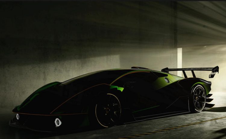 لامبورجيني تصدر صور تشويقية لسيارة جديدة بمحرك V12