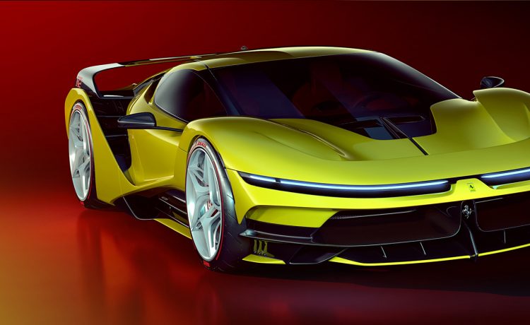 دراسة تخيلية لسيارة فيراري باسم F42