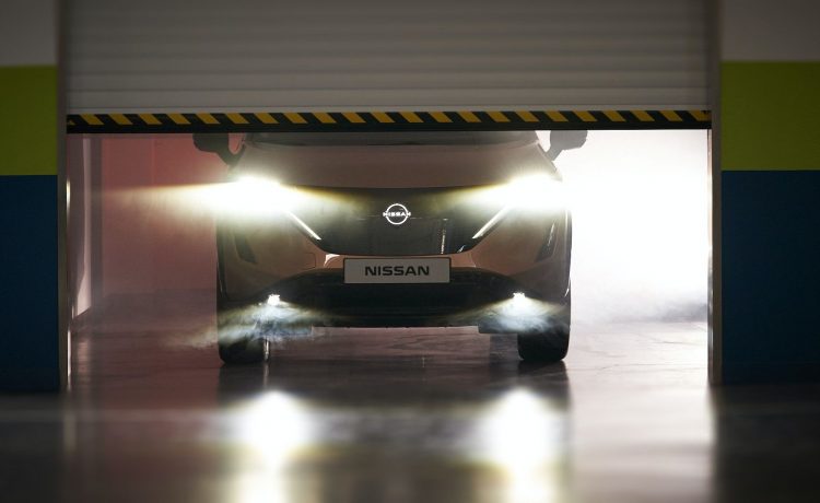 نماذج نيسان أريا الأولية تظهر في أوروبا للمرة الأولى