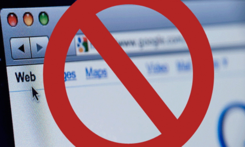 كيفية حظر موقع على الإنترنت