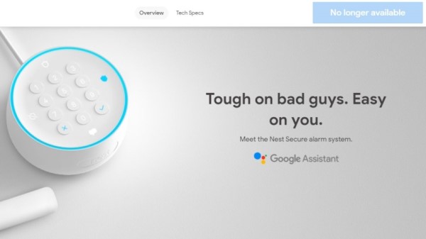 توقف Google عن استخدام نظام Nest Secure Alarm System