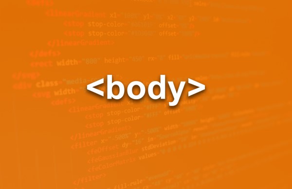 العنصر body