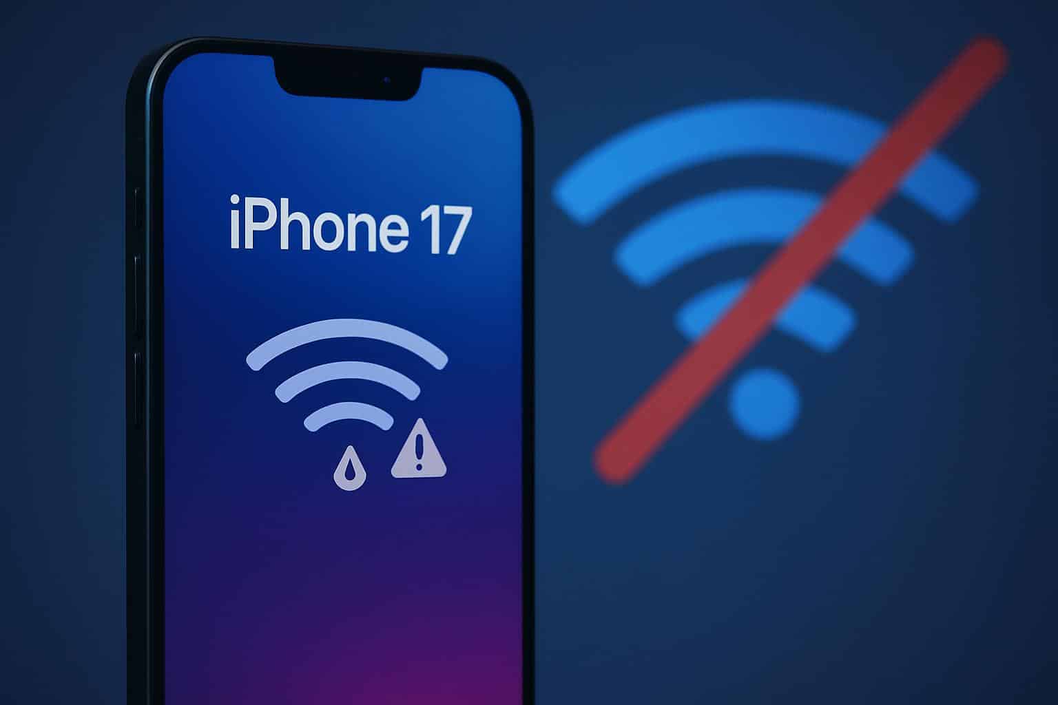 مشكلة غريبة في هواتف آيفون 17 الجديدة: انقطاع اتصال الواي فاي عند فتح قفل الشاشة