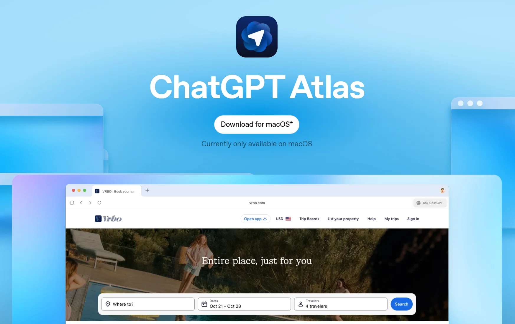 OpenAI تطلق متصفح Atlas لمنافسة كروم