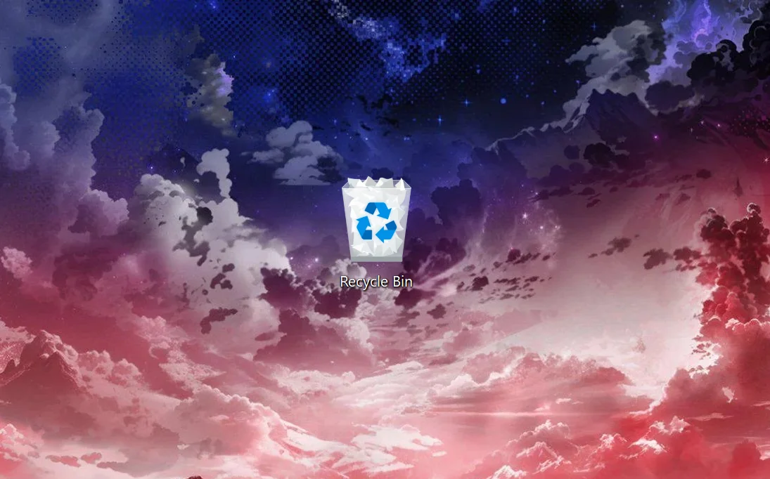 سلة المهملات في جهاز الكمبيوتر