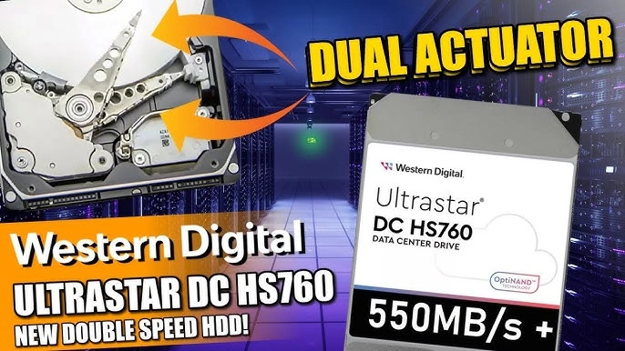 ويسترن ديجيتال تكشف عن أقراص HDD بتقنية Dual Actuator ترباعل سرعات الإدخال/الإخراج