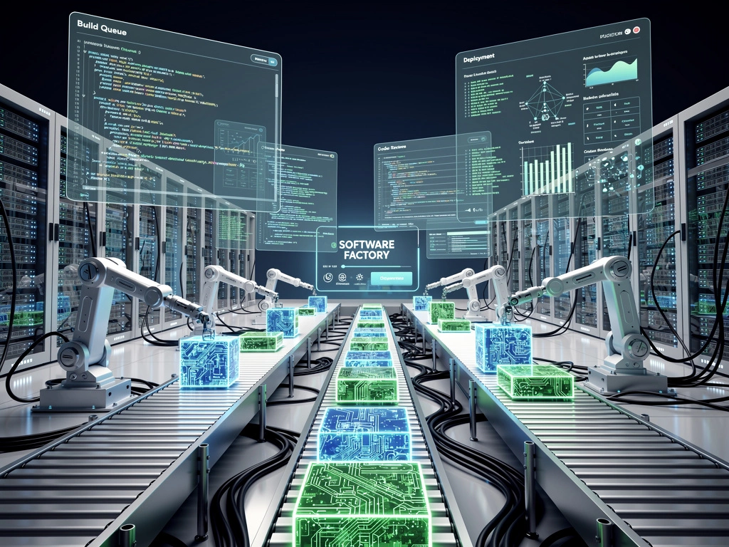 مصنع البرمجيات المدعوم بالذكاء الاصطناعي يغير قواعد الكود