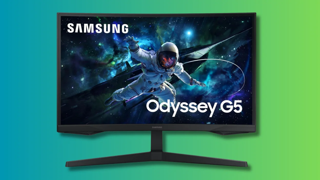 صفقة شاشة Samsung Odyssey G55C: دقة 1440p وسعر يقترب من أدنى مستوى تاريخي