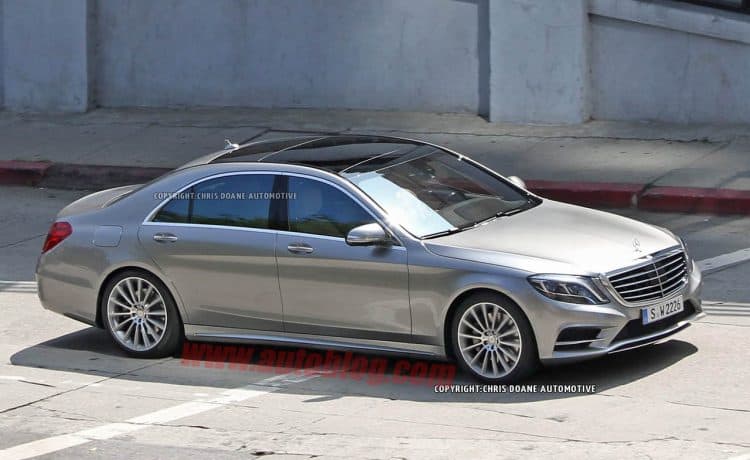 مرسيدس الفئة S موديل 2014 تكشف الغطاء عن نفسها