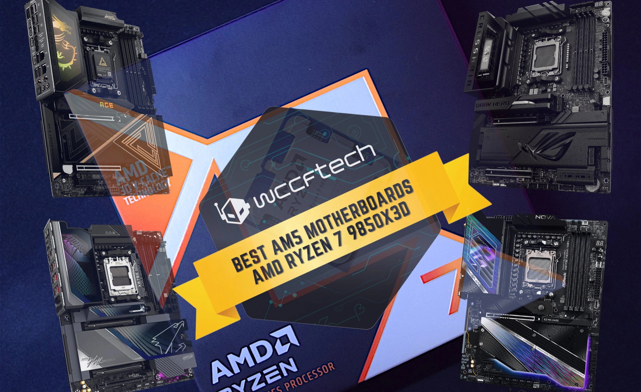 أفضل اللوحات الأم لمعالج AMD Ryzen 7 9850X3D : إطلاق العنان لأقوى وحدة معالجة ألعاب