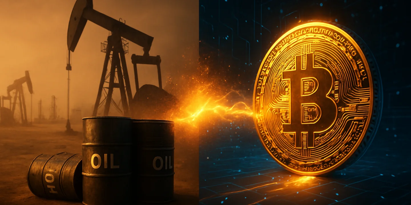 عملة Bitcoin تواجه خطر الهبوط إلى 51,000 دولار مع اقتراب النفط من 180 دولاراً