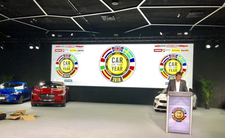 جاجوار IPace تفوز بلقب سيارة العام الاوروبية 2019 في جنيف