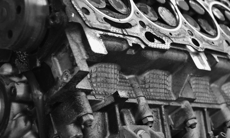 جسم المحرك المصنوع من حديد الزهر والألمنيوم