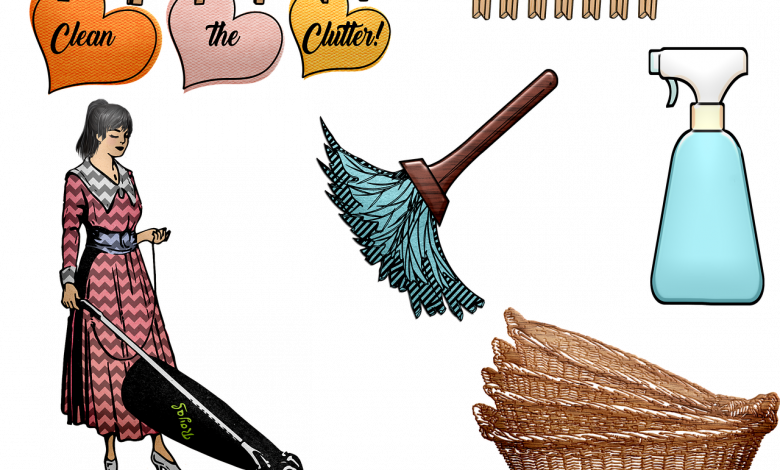 لعبة ألعاب تنظيف المنزل