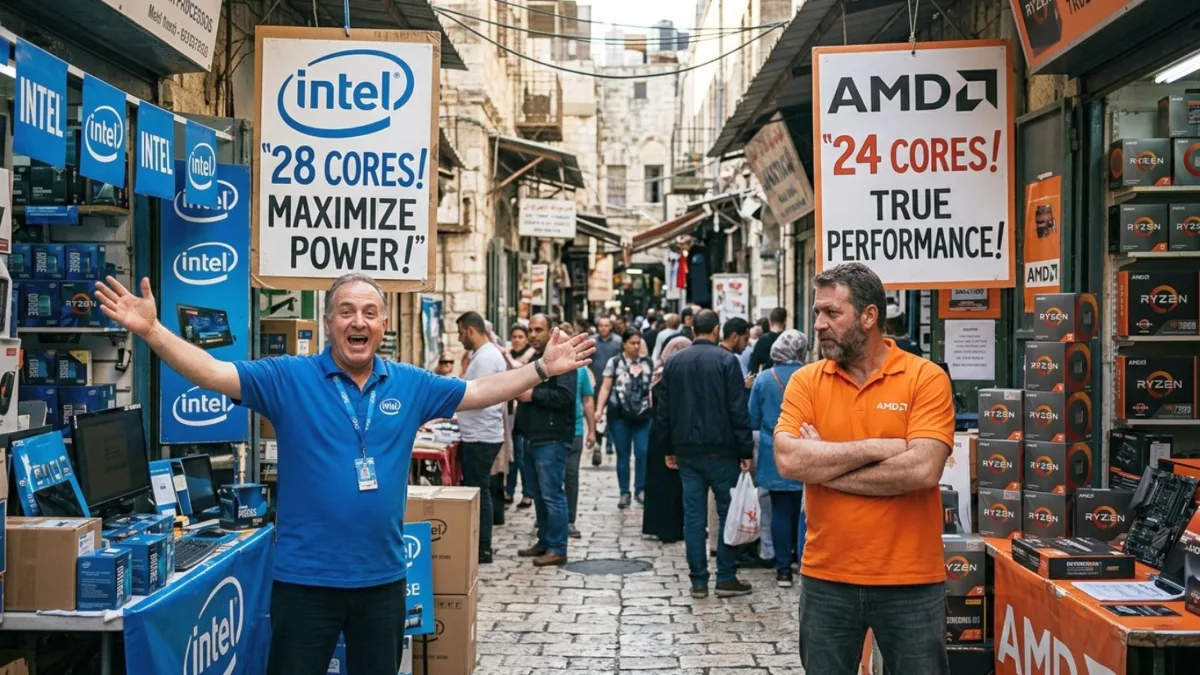 تسريب معالجات Intel Nova Lake-HX يكشف عن 28 نواة للحواسيب المحمولة، ويهدد معمارية AMD Zen 6