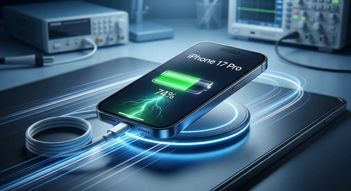 هاتف iPhone 17 Pro يحصد لقب الأسرع شحناً، لكن بطاريات السيليكون تخطف الأضواء
