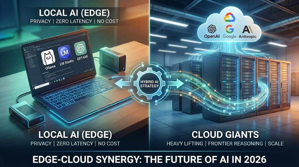 هل انتهى عصر الذكاء الاصطناعي المحلي في 2026؟ لماذا تتفوق النماذج المدمجة فعلياً