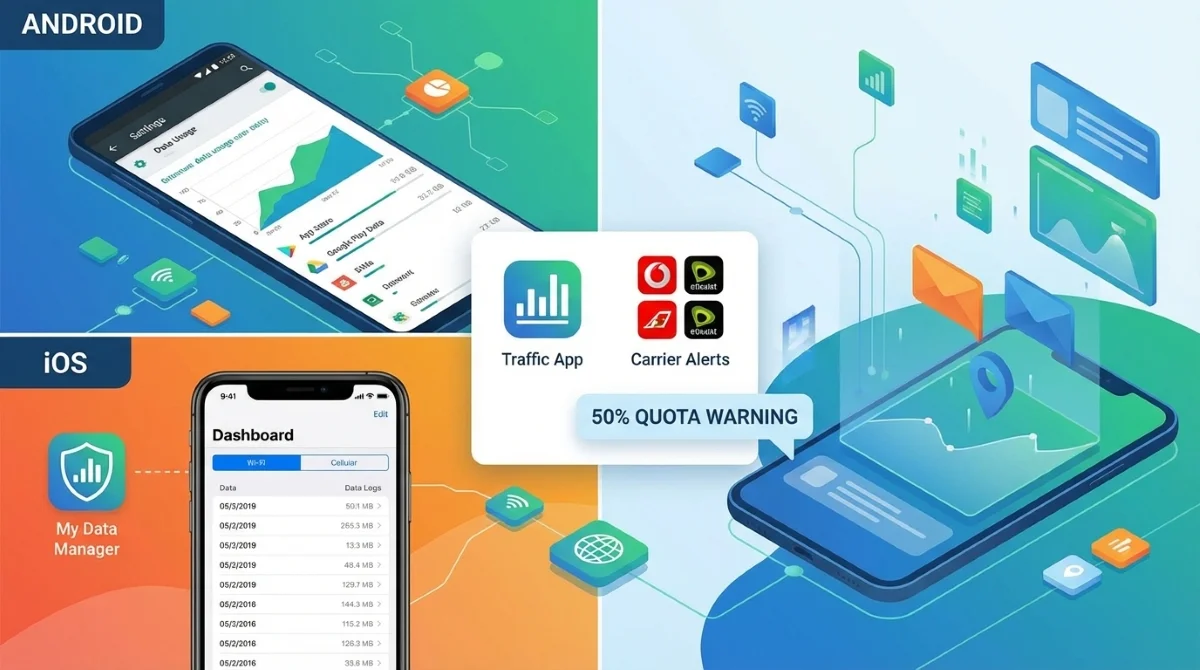 كيفية تتبع استهلاك البيانات وتجنب نفاذ باقة الإنترنت فجأة