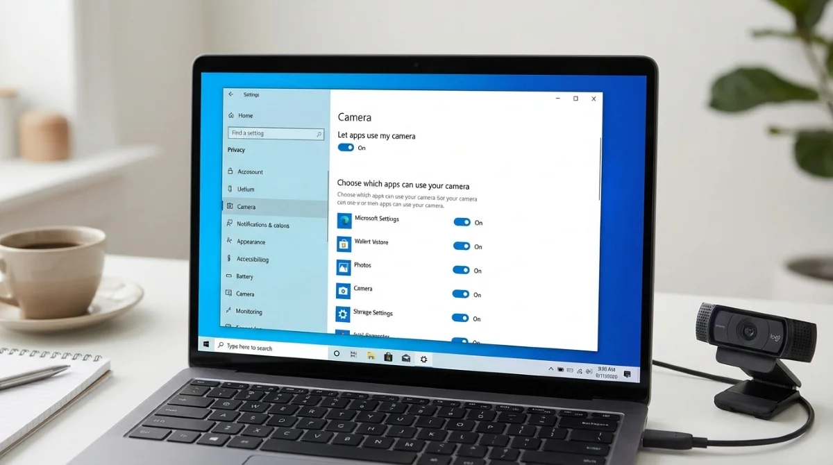 طريقة تشغيل كاميرا اللابتوب
