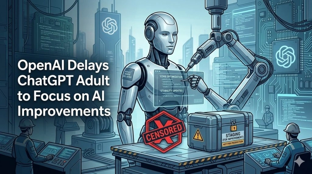 شركة OpenAI تؤجل إطلاق "وضع البالغين" في ChatGPT للتركيز على الذكاء الأساسي