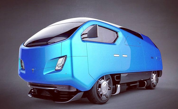 صور تخيلية لميكروباص تجريبي يبدو كمنزل صغير على عجلات