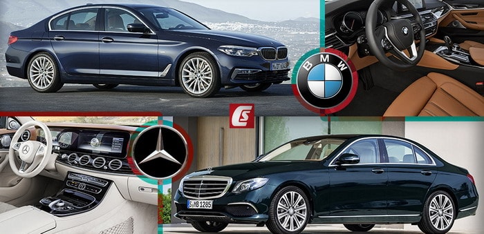 BMW الفئة الخامسة الجديدة وجهاً لوجه مع مرسيدس بنز EClass