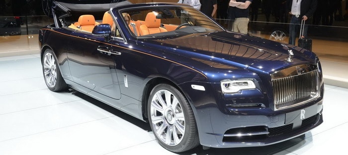 رولزرويس Dawn أسرع سيارة مكشوفة لا تعرف المجاملات في فرانكفورت 2015