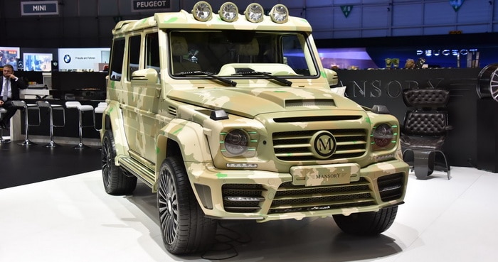 مانسوري Sahara Edition G63 AMG . . لا يمكنك الاختباء منها في جنيف 2015