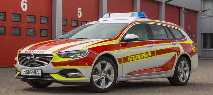 أوبل انسجنيا سبورتس تورر الجديدة تنضم لأسطول الاطفاء