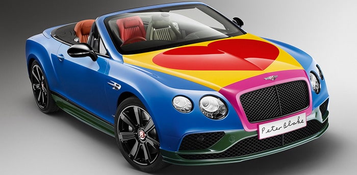 بنتلي كونتيننتال تتحول للوحة فنية لتكريم فن البوب البريطاني