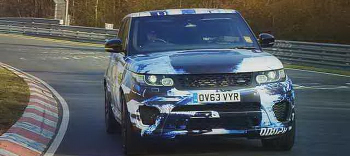 رانج روفر سبورت SVR أسرع سيارة متعددة الاستخدامات علي النربرجرينج