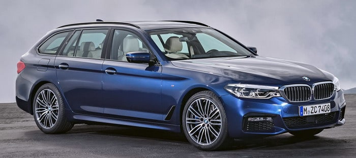 BMW الفئة الخامسة تورينج 2017 تنطلق بأربعة محركات وتجهيزات كاملة
