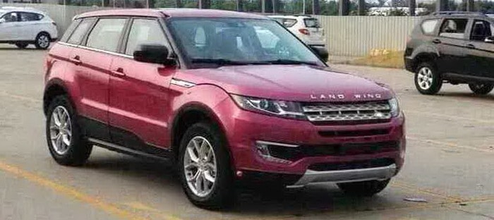 رانج روفر إيفوك تتحول بالاستتنساخ الصيني إلي لاندويند X7