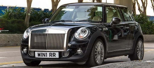 حقيقة أم خيال: ميني بواجهة رولز رويس تظهر في هونج كونج