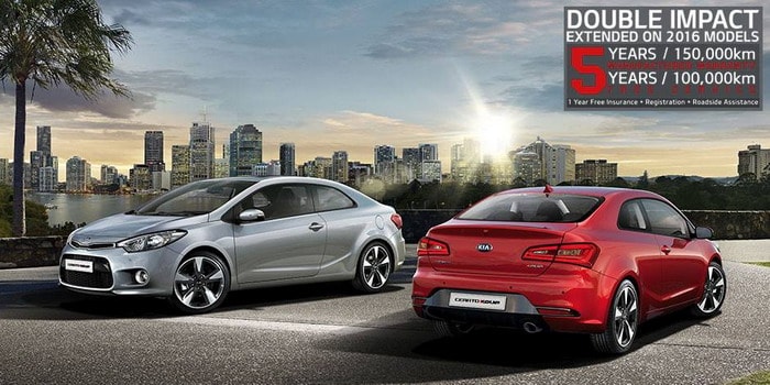 عرض كيا سيراتو المزدوج يمتد لطرازات عام 2016