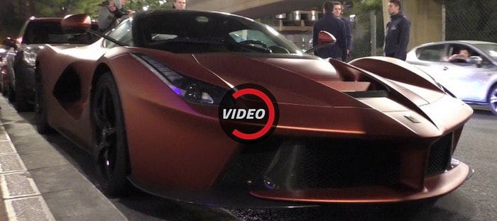 فيديو : لافيراري Bronzo Opaco الخاصة تثير ضجة في موناكو