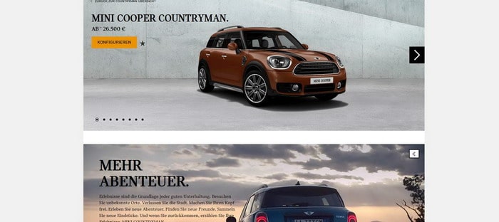 ميني كونتريمان 2017 بمواصفات مختلفة تنطلق عبر الكونفيجراتور علي موقع الشركة