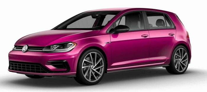 فولكس فاجن جولف R تعطيكم مذاق قوس قزح مع أكثر من 40 لون جديد