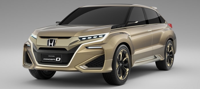 هوندا Concept D تحدد معالم مستقبل السيارات متعددة الاستخدامات في شنغهاي 2015