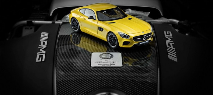إذا كنت من هواة السيارات المصغرة فيمكنكم الحصول علي AMG GT المجسمة