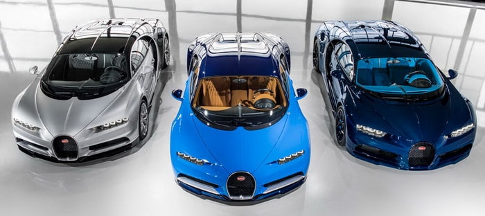 بوجاتي تبدأ تسليم أول 3 نسخ من تشيرون للعملاء في أوروبا والشرق الأوسط
