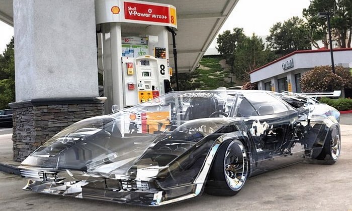 لامبورجيني Countach الشفافة . . لا يجب أن تفوتوا رؤيتها !!